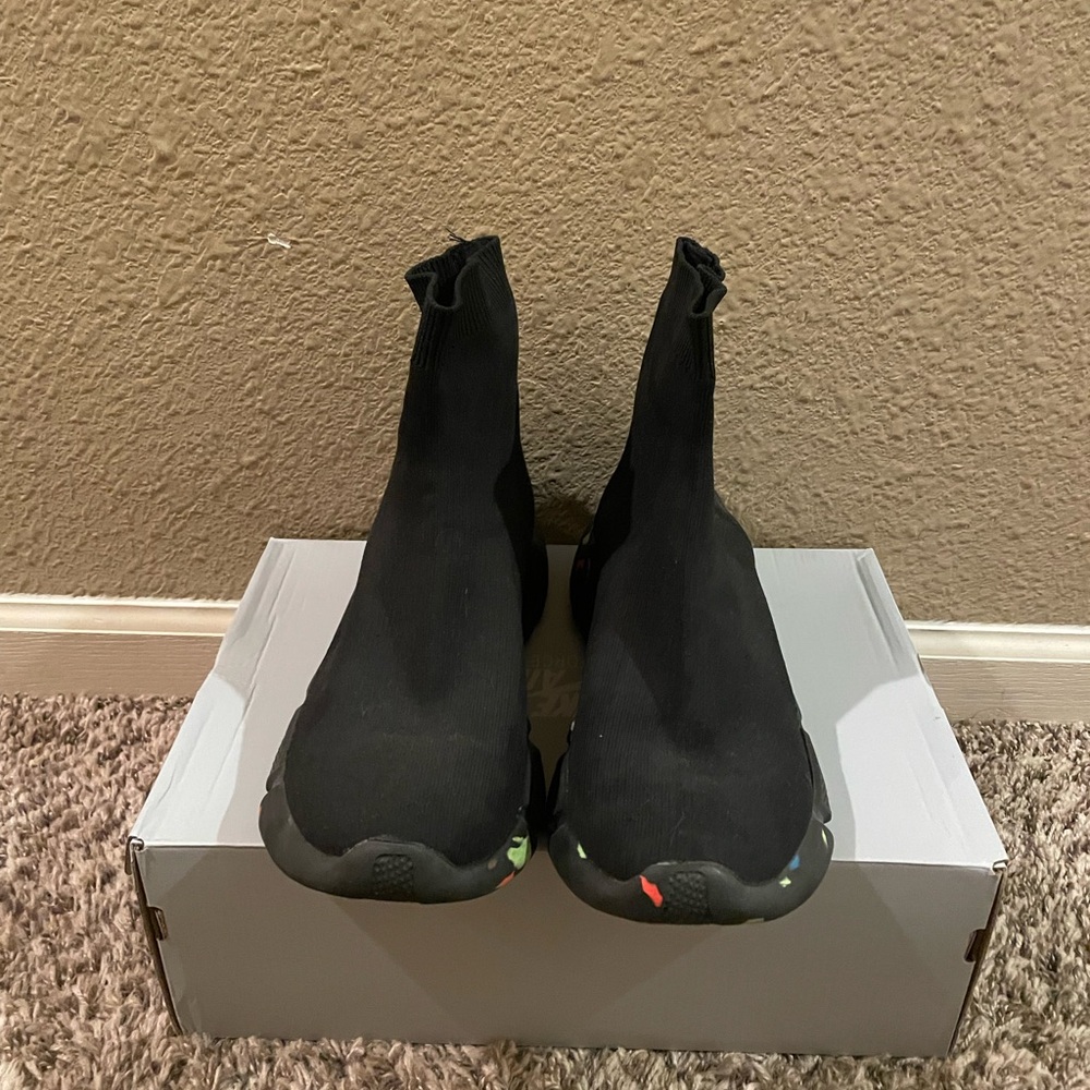 Stylish Black Men’s Sock Sneakers